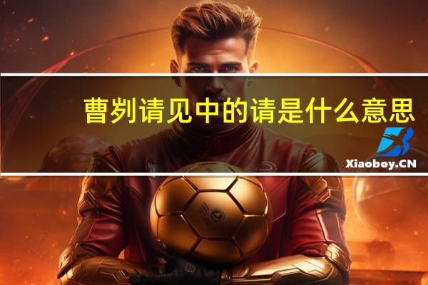 曹刿请见中的请是什么意思