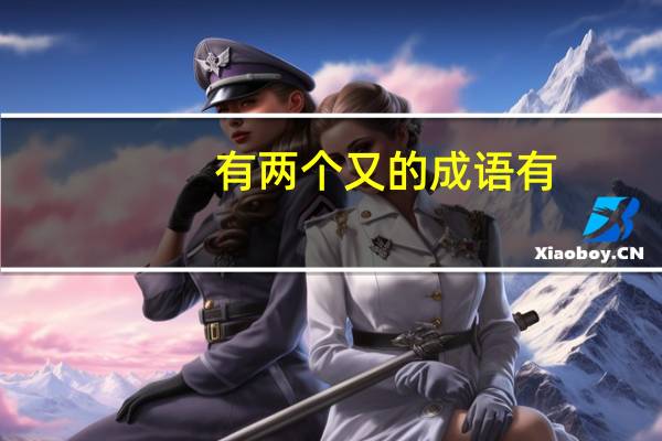 有两个又的成语有