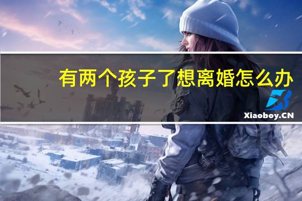 有两个孩子了想离婚怎么办