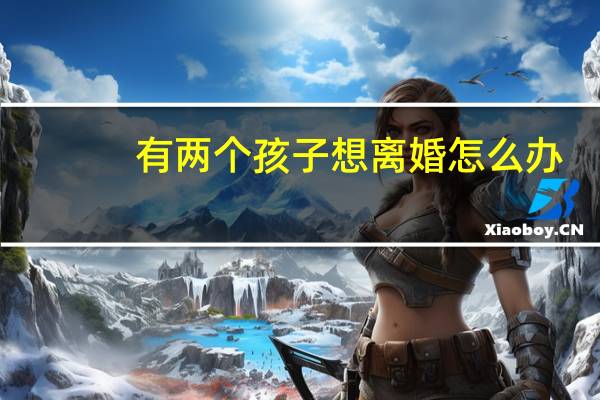 有两个孩子想离婚怎么办