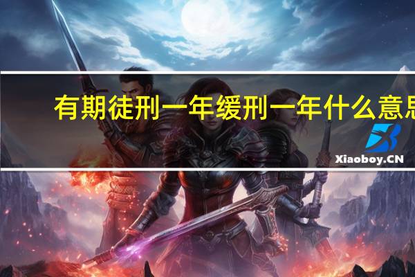 有期徒刑一年缓刑一年什么意思