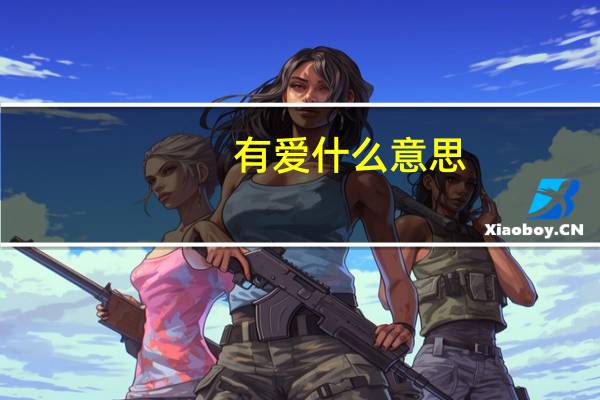 有爱什么意思