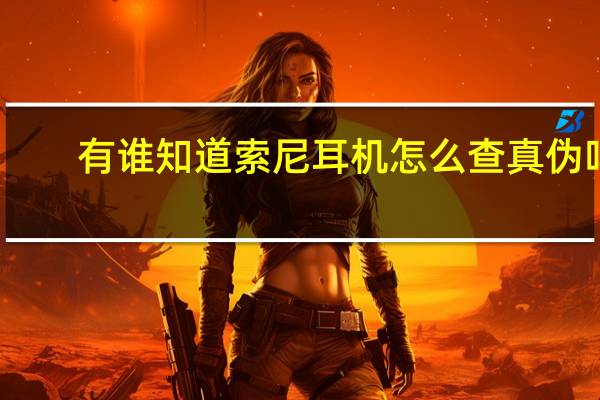有谁知道索尼耳机怎么查真伪吗