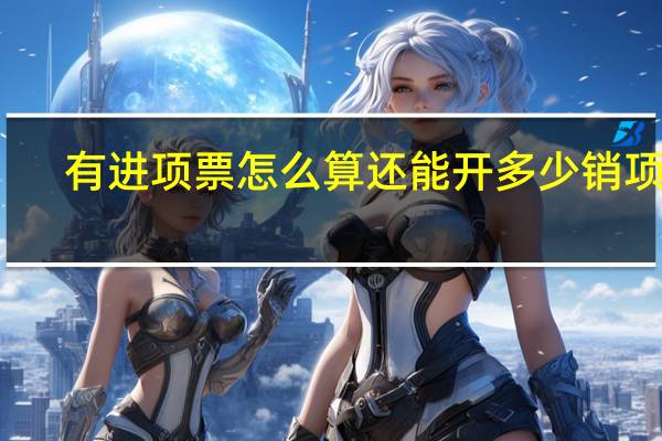 有进项票怎么算还能开多少销项票