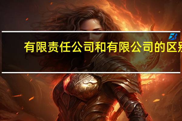 有限责任公司和有限公司的区别