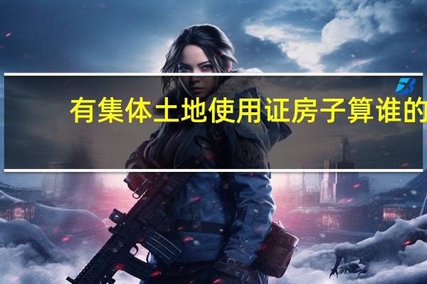 有集体土地使用证房子算谁的