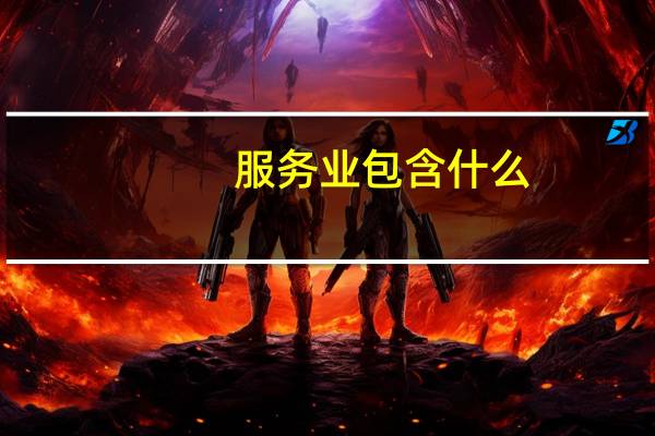 服务业包含什么