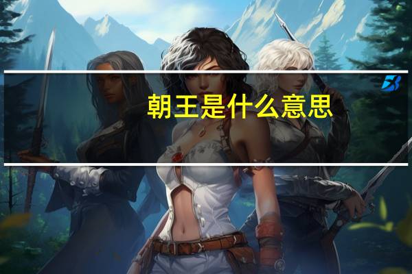朝王是什么意思
