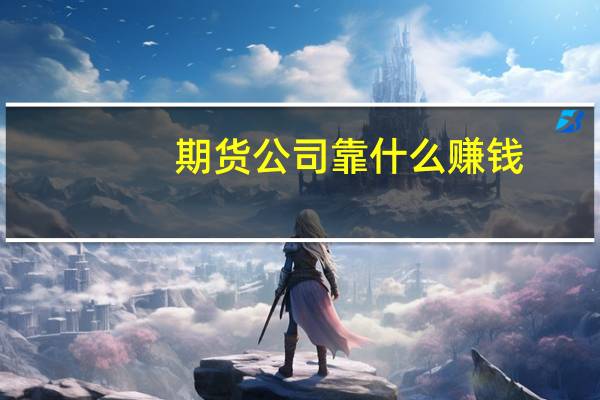 期货公司靠什么赚钱