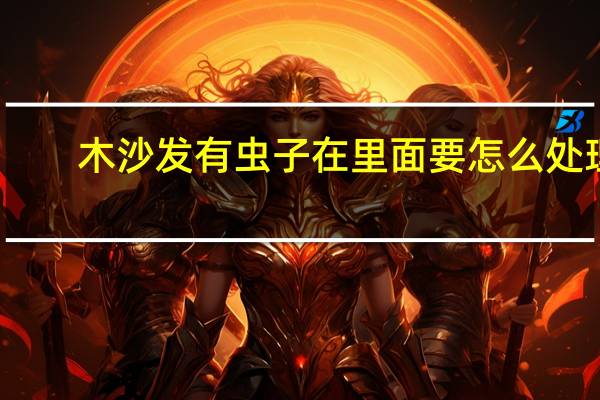 木沙发有虫子在里面要怎么处理