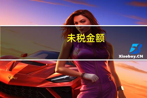 未税金额