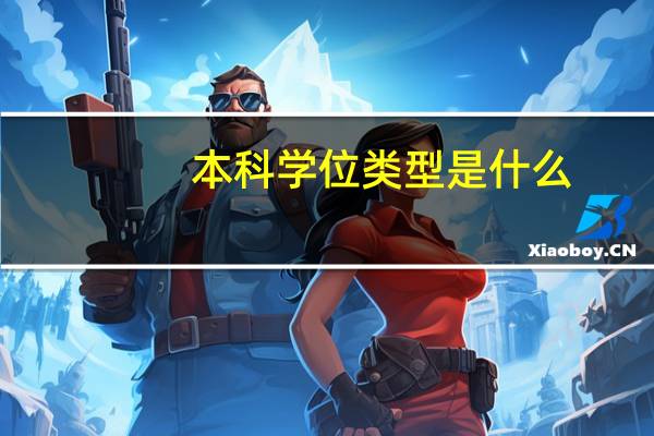 本科学位类型是什么