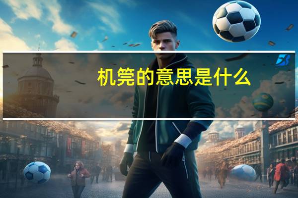 机筦的意思是什么