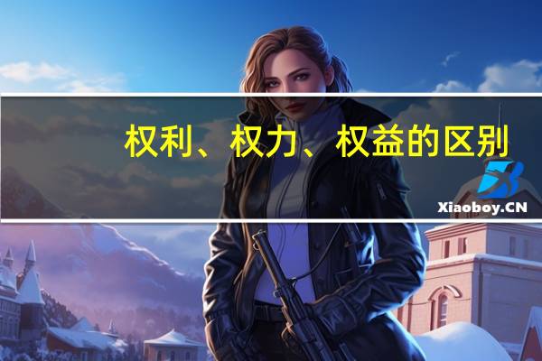 权利、权力、权益的区别
