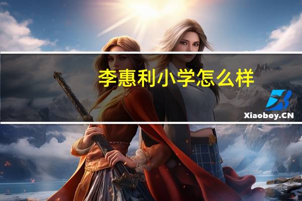 李惠利小学怎么样
