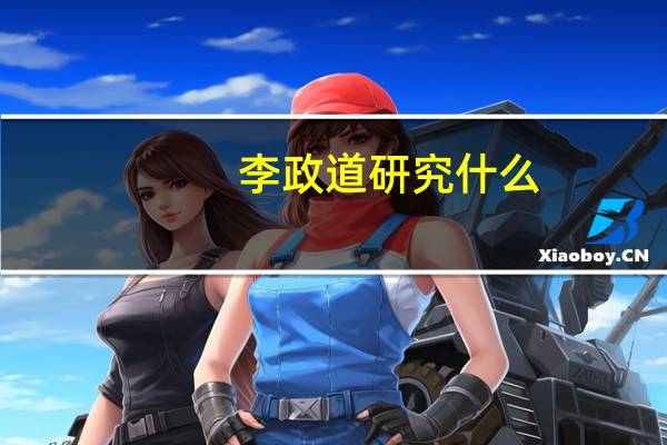 李政道研究什么