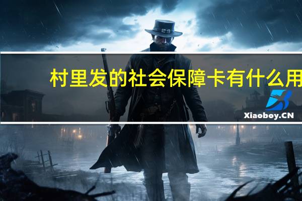 村里发的社会保障卡有什么用