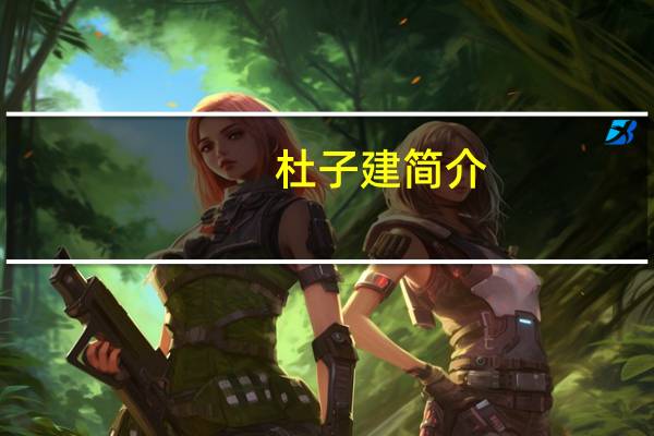 杜子建简介