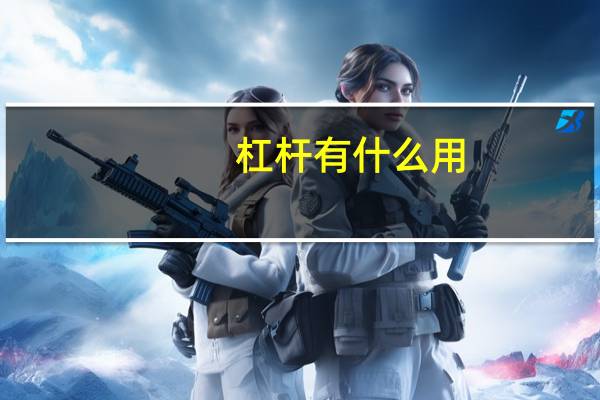 杠杆有什么用
