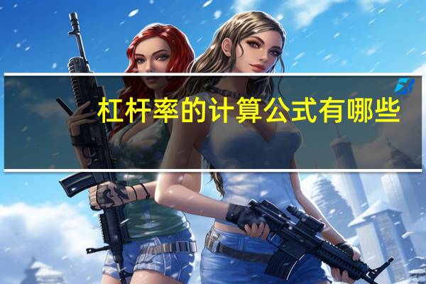 杠杆率的计算公式有哪些