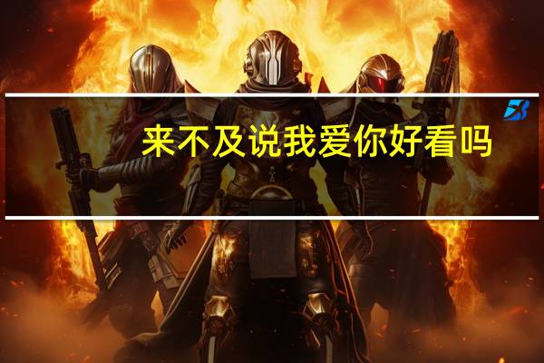 来不及说我爱你好看吗