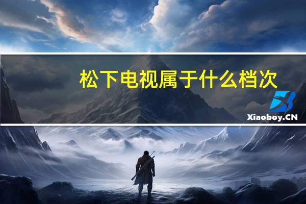 松下电视属于什么档次