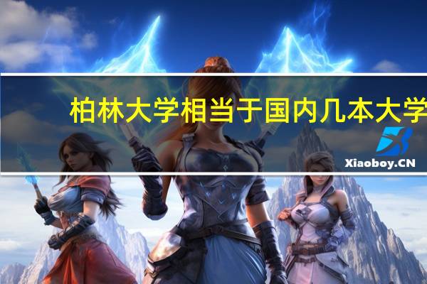 柏林大学相当于国内几本大学