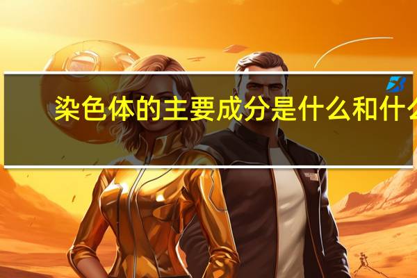 染色体的主要成分是什么和什么