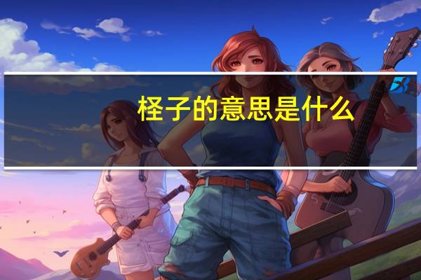 柽子的意思是什么