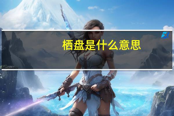 栖盘是什么意思