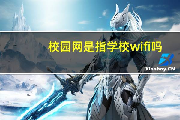 校园网是指学校wifi吗