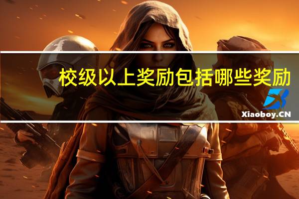 校级以上奖励包括哪些奖励