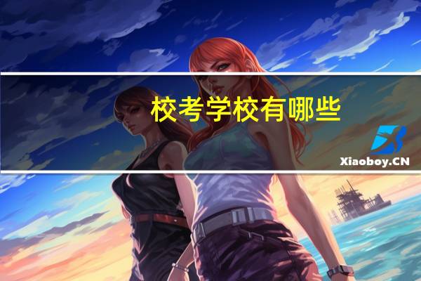 校考学校有哪些