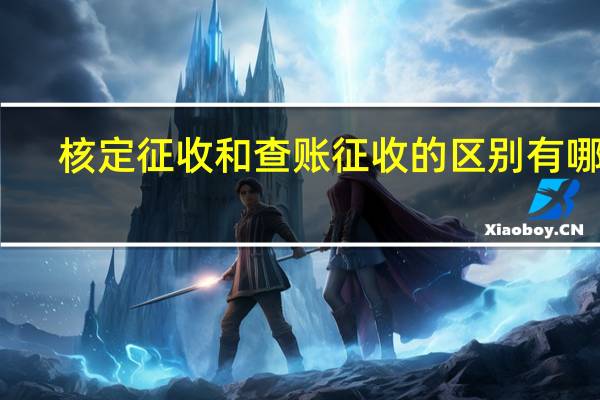 核定征收和查账征收的区别有哪些