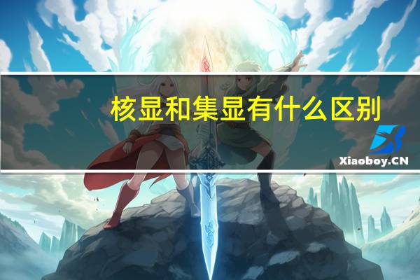 核显和集显有什么区别