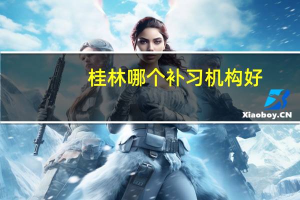 桂林哪个补习机构好