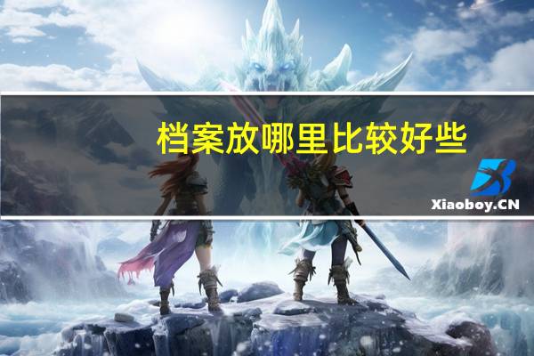 档案放哪里比较好些