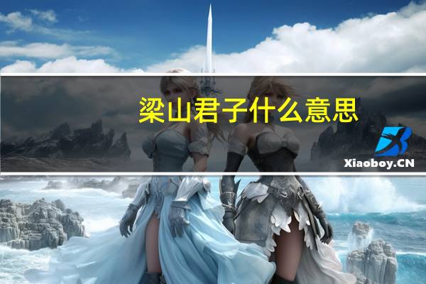 梁山君子什么意思