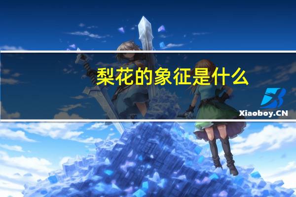 梨花的象征是什么