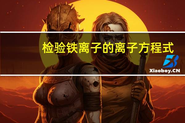 检验铁离子的离子方程式