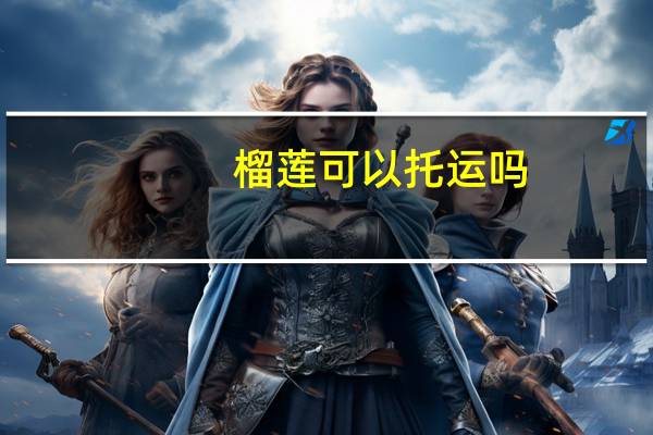 榴莲可以托运吗