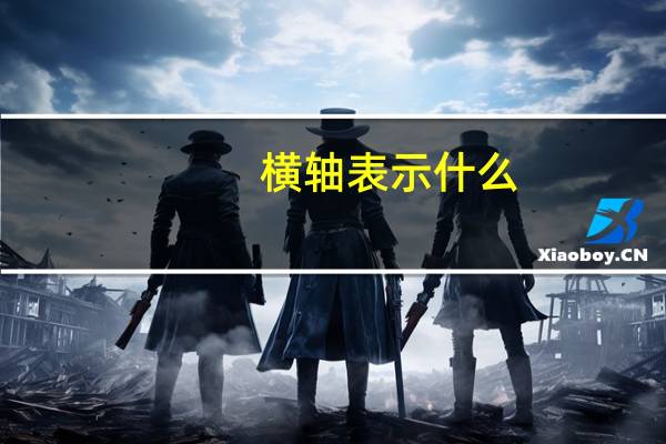横轴表示什么