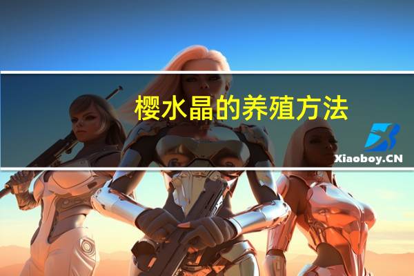 樱水晶的养殖方法