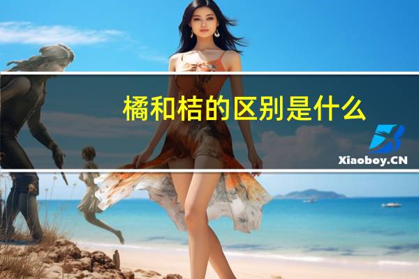 橘和桔的区别是什么
