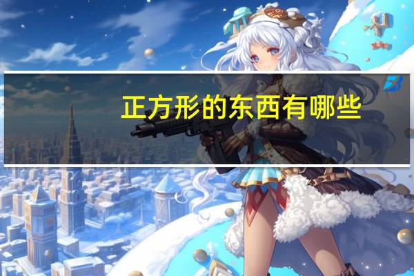 正方形的东西有哪些