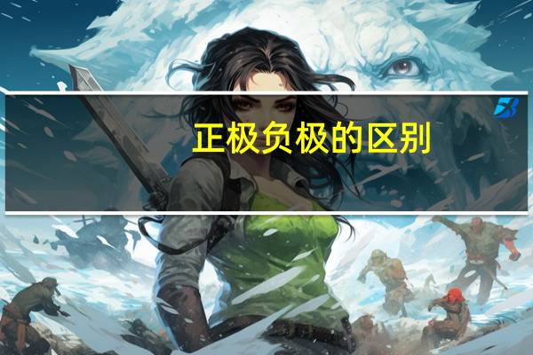 正极负极的区别