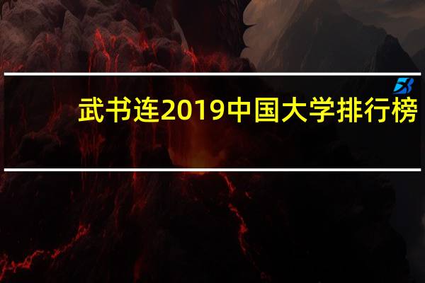 武书连2019中国大学排行榜