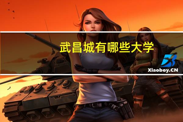武昌城有哪些大学