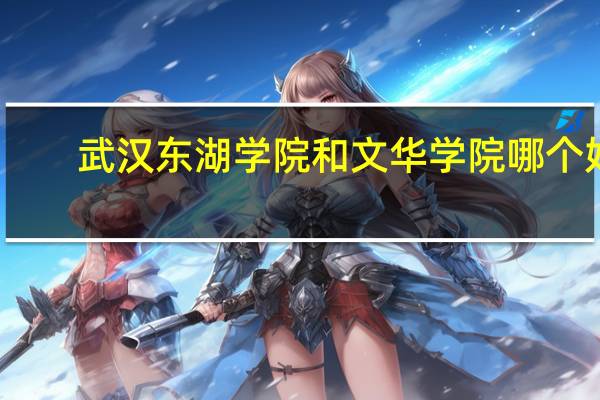 武汉东湖学院和文华学院哪个好