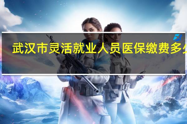 武汉市灵活就业人员医保缴费多少钱